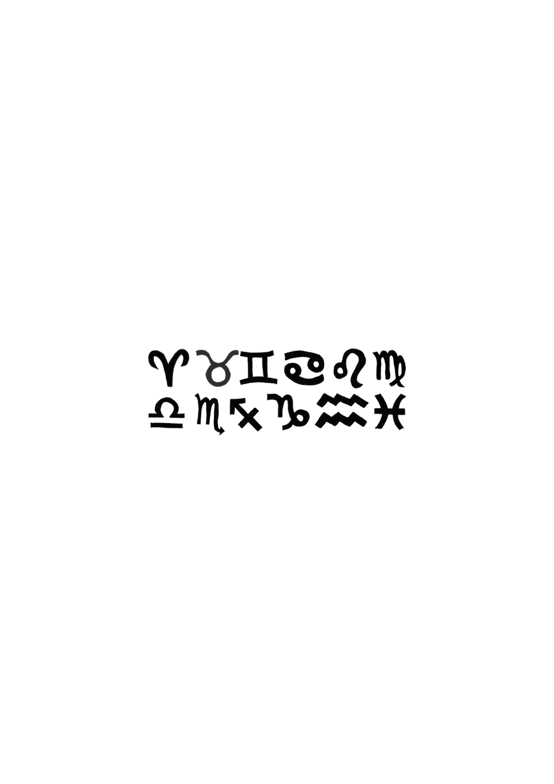 Les signes astrologiques